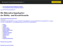 Tablet Screenshot of initiative-hobbykreativ.de